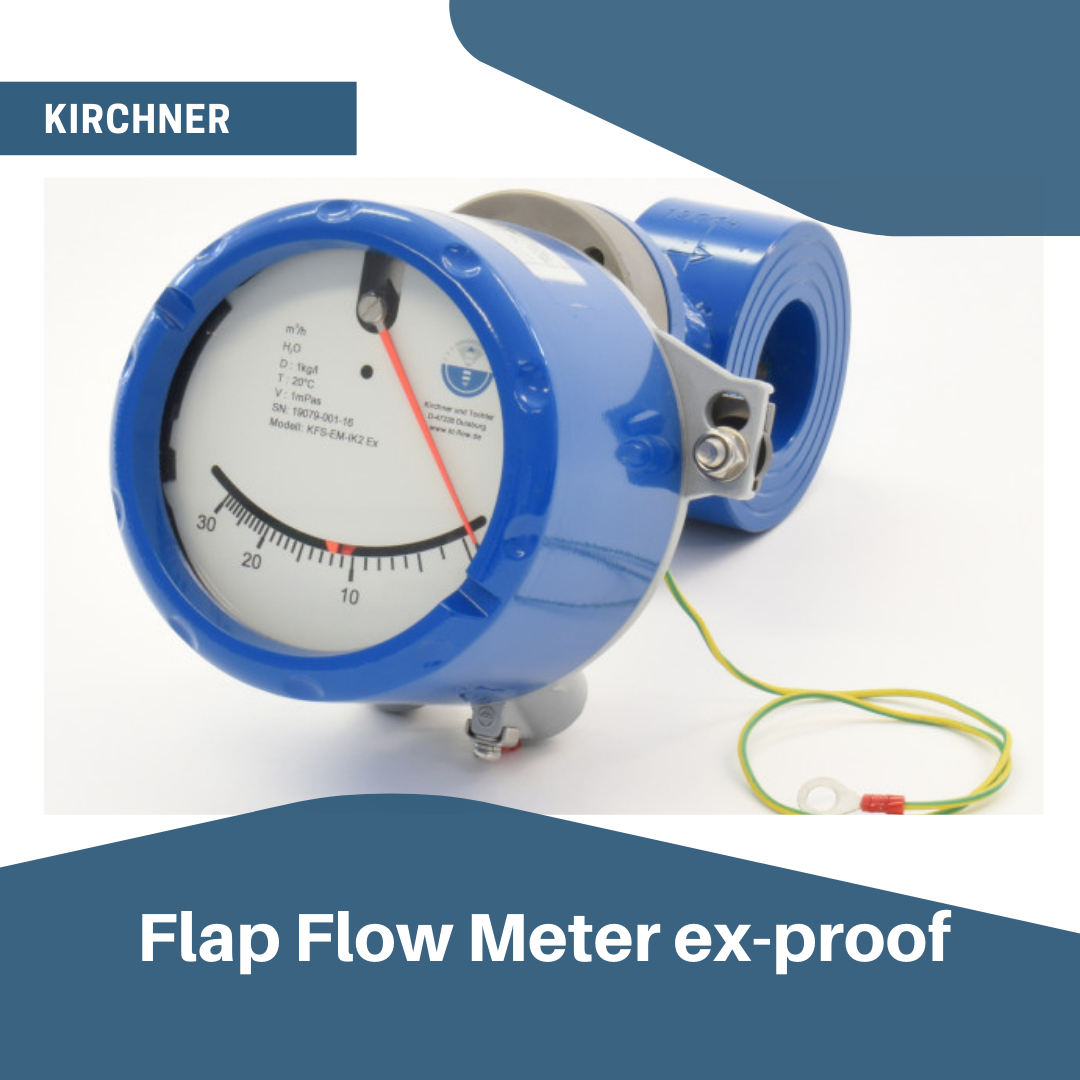 KFS EM Ex Flap Flow Meter Kirchner explosion proof