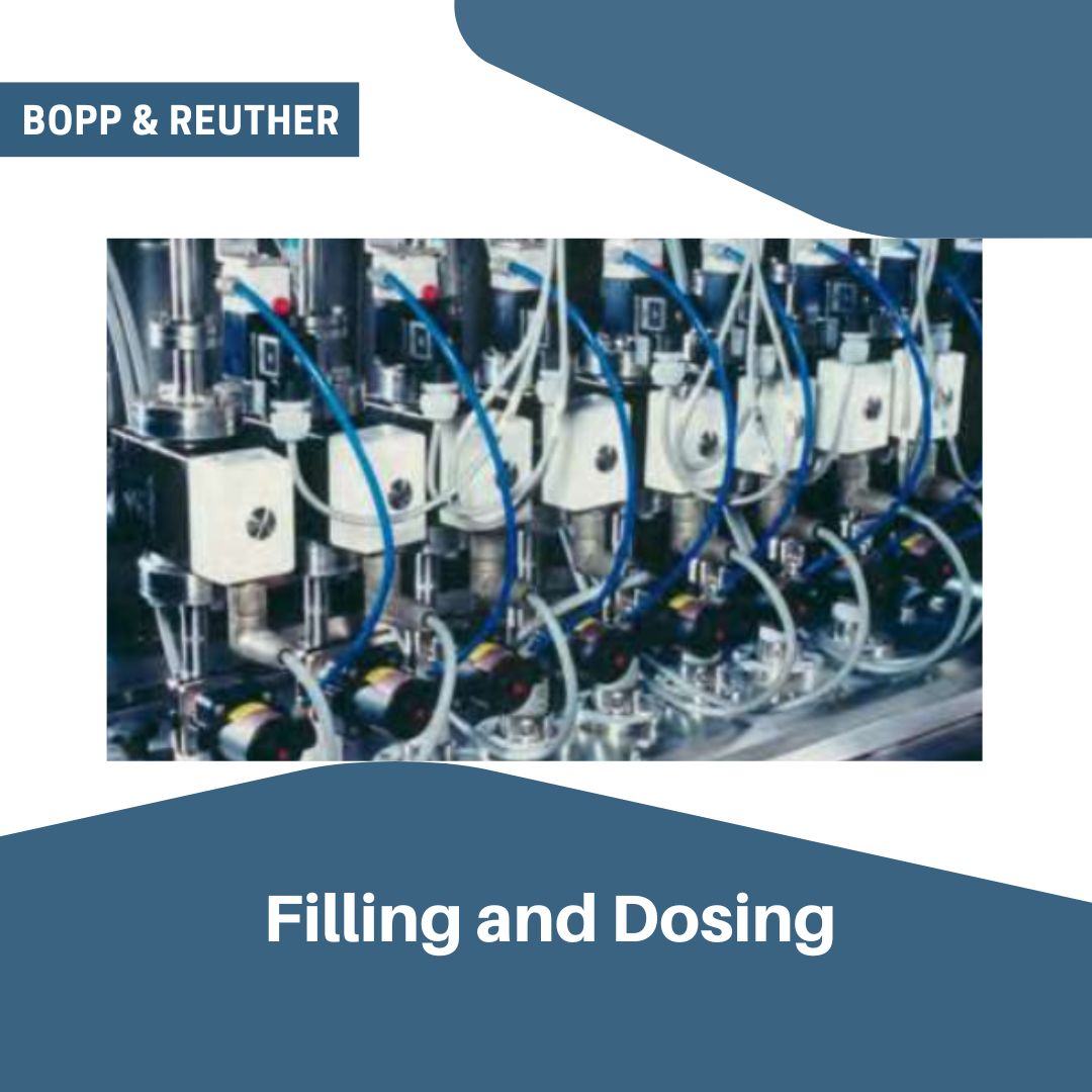 BoppReuther electro magnetic Filling and dosing station