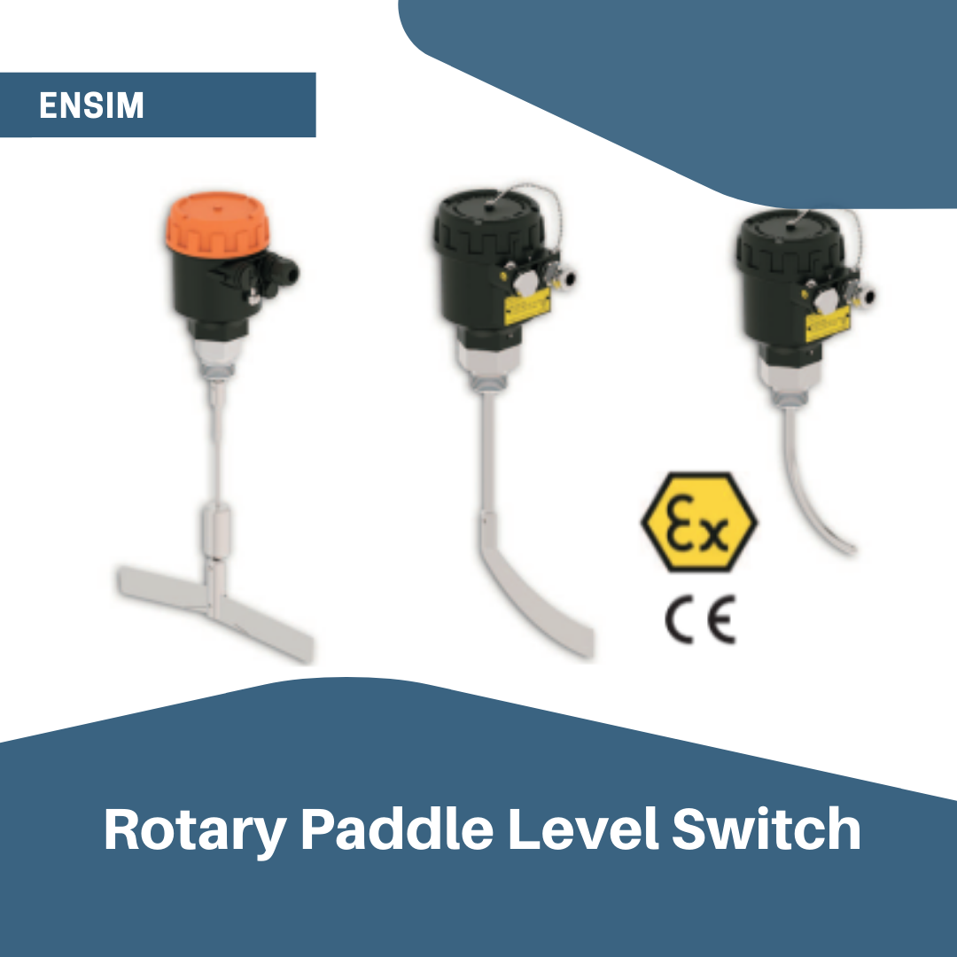 Ensim Rotary Paddle Level Switch ELF, DX-ELF, DXELF