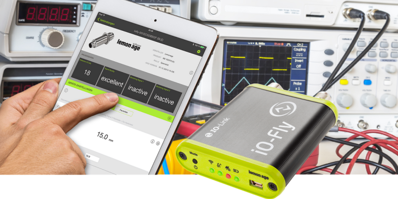 IOfly IO WLAN and Bluetooth Master for Android and IPads for intuitive operation, configuration and monitoring from Müller Industrie Elektronik