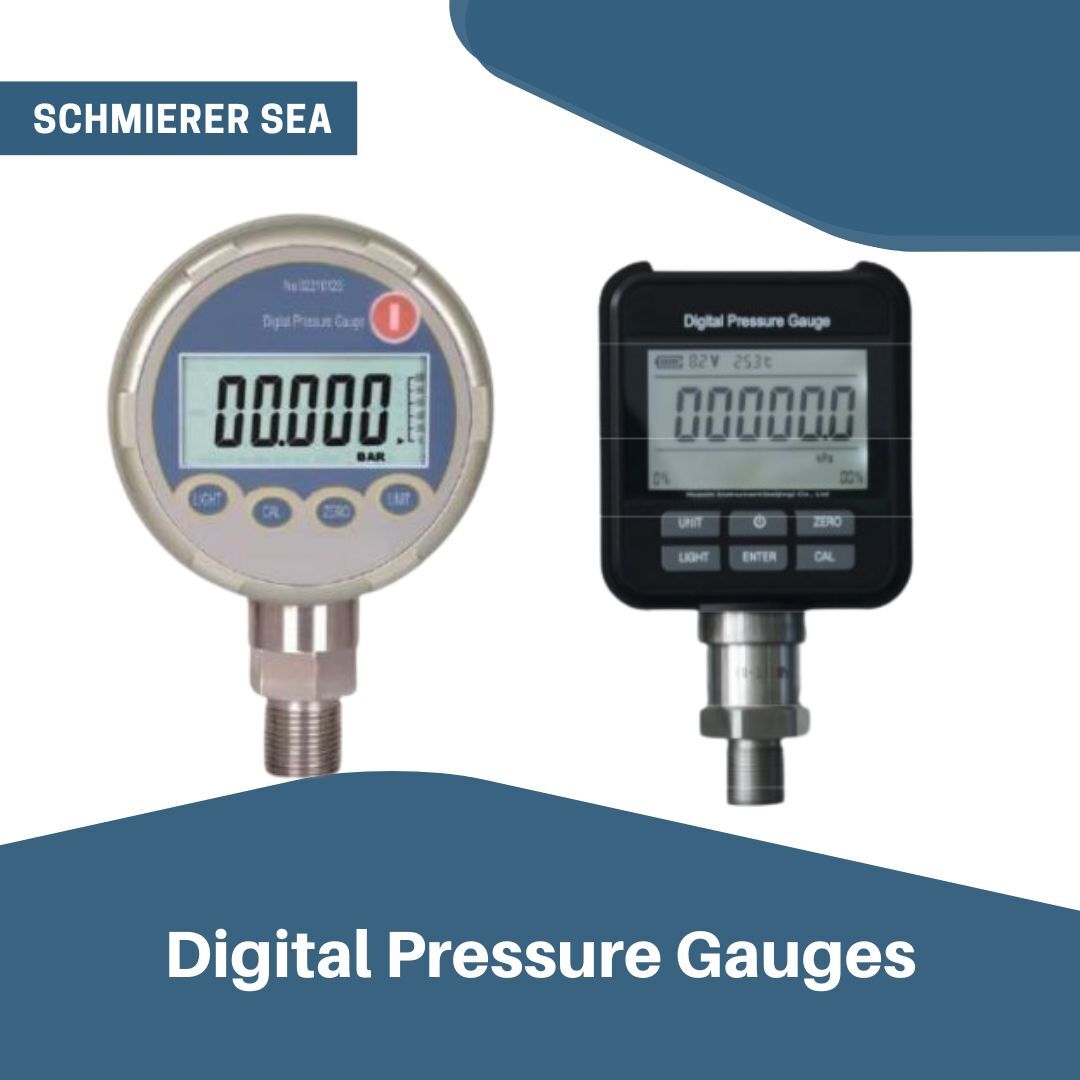 SSEA digital pressure gauges